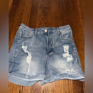 SHEIN Blue Denim Shorts